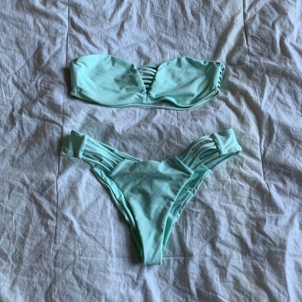 NWOT Strappy Two Piece Bikini - Picture 1 of 2
